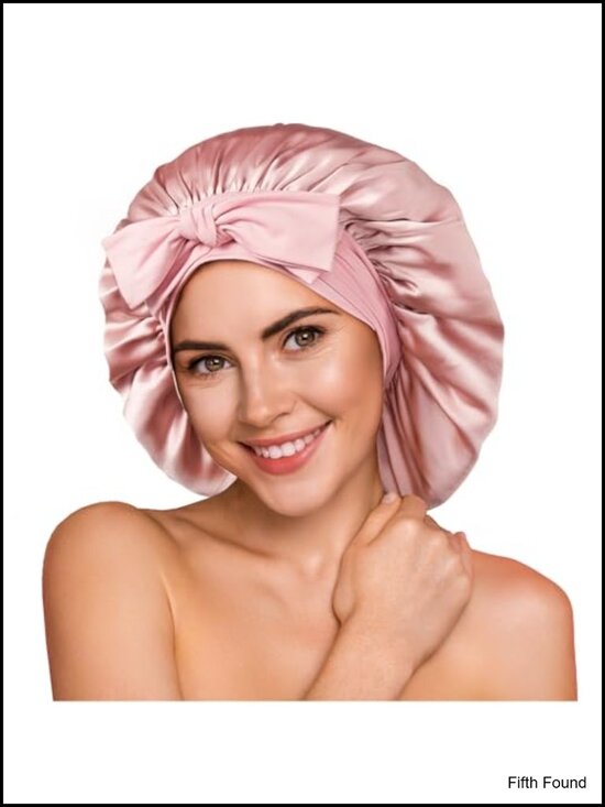 Double Layer 22 Momme Mulberry Silk Bonnet for Sleeping Hair Protection main image 5